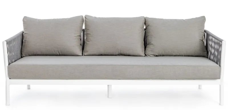 Best Bizzotto DIVANO IN CORDA PER ESTERNO BIANCO WG20 - FLORENCIA