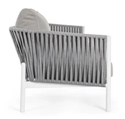 Best Bizzotto DIVANO IN CORDA PER ESTERNO BIANCO WG20 - FLORENCIA