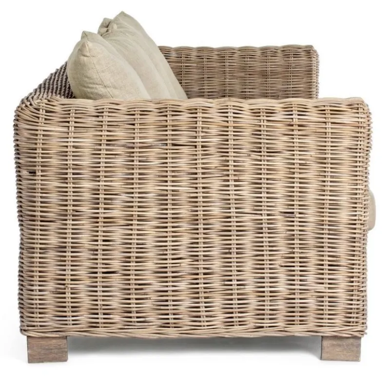 Bizzotto DIVANO IN FIBRE NATURALI 3 POSTI - FORTALEZA