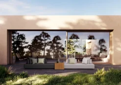 Online Bizzotto DIVANO IN TESSUTO PER ESTERNO ANTRACITE - PIPER