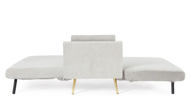 New Bizzotto DIVANO LETTO GRIGIO CHIARO - CHICAGO