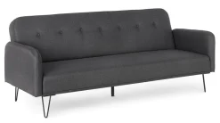 Best Bizzotto DIVANO LETTO IN TESSUTO NERO - BRIDJET