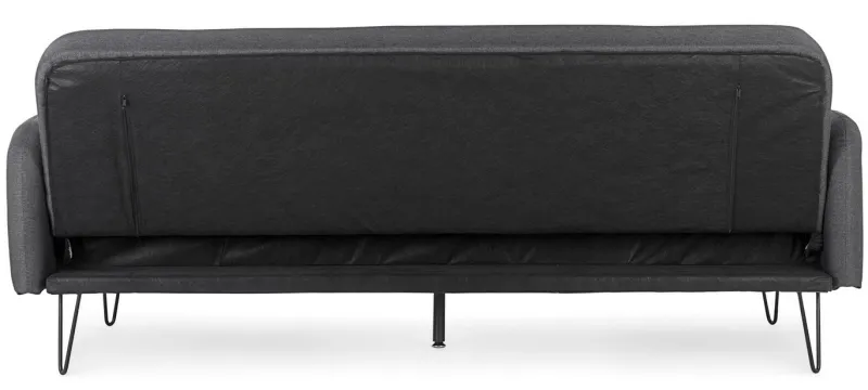 Best Bizzotto DIVANO LETTO IN TESSUTO NERO - BRIDJET
