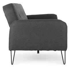 Best Bizzotto DIVANO LETTO IN TESSUTO NERO - BRIDJET