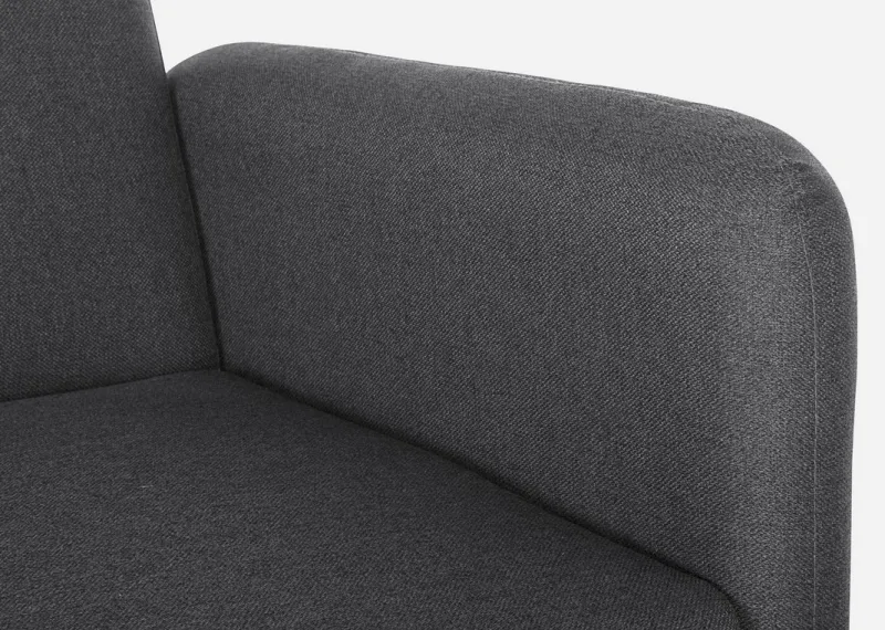 Best Bizzotto DIVANO LETTO IN TESSUTO NERO - BRIDJET