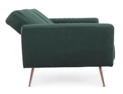 Outlet Bizzotto DIVANO LETTO IN VELLUTO VERDE SCURO - JOHNNY