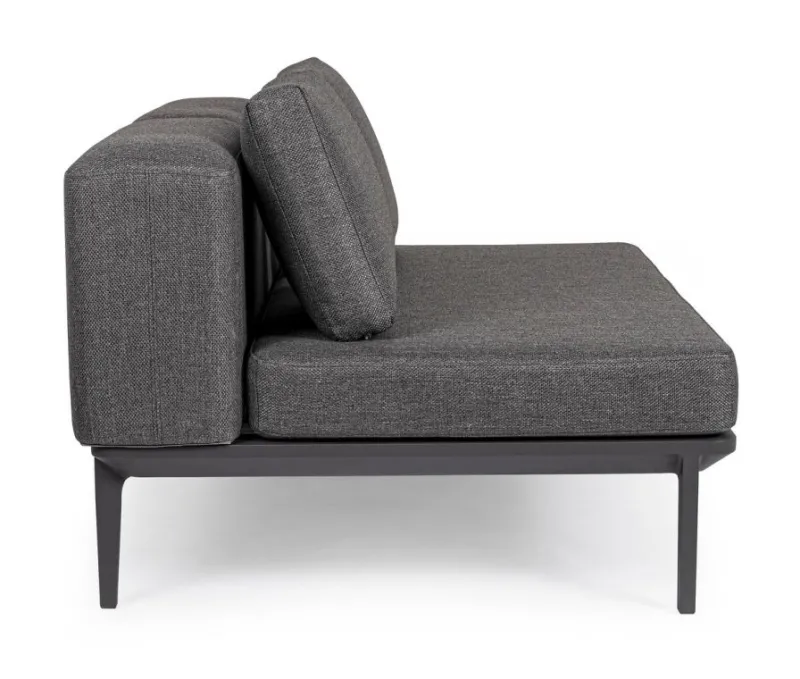 Online Bizzotto DIVANO LOUNGE IN ALLUMINIO ANTRACITE WG21 - MATRIX