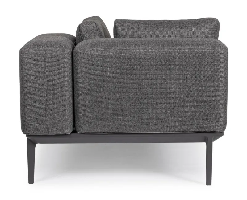 Online Bizzotto DIVANO LOUNGE IN ALLUMINIO ANTRACITE WG21 - MATRIX