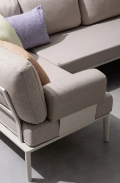 Clearance Bizzotto DIVANO 2P ANGOLARE C-C GERALD PELICAN