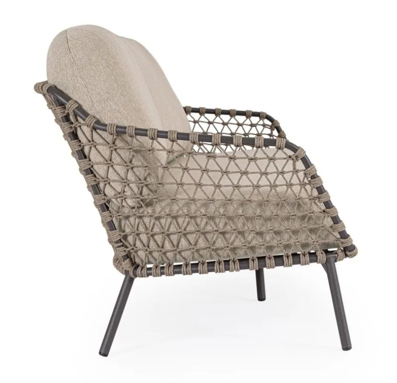 Hot Bizzotto DIVANO 2-3P C-C IVISSA ANTRACITE