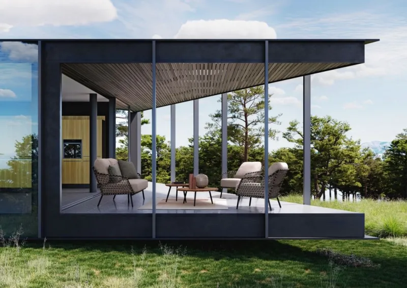 Hot Bizzotto DIVANO 2-3P C-C IVISSA ANTRACITE