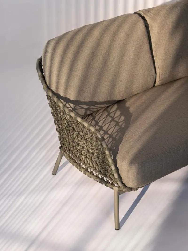 Hot Bizzotto DIVANO 2-3P C-C IVISSA ANTRACITE