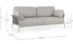 New Bizzotto DIVANO 2P C-C PARDIS AGATE QS26