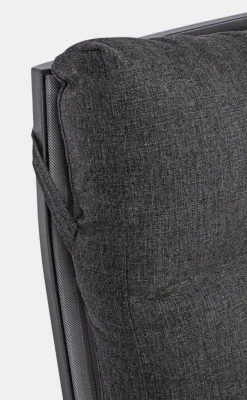 Clearance Bizzotto DIVANO RECLINABILE IN ALLUMINIO ANTRACITE JX55 - KLEDI