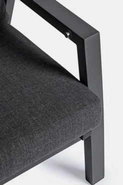 Clearance Bizzotto DIVANO RECLINABILE IN ALLUMINIO ANTRACITE JX55 - KLEDI