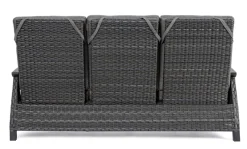 Clearance Bizzotto DIVANO RECLINABILE IN ALLUMINIO ANTRACITE JX55 - BRITTON