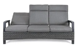 Clearance Bizzotto DIVANO RECLINABILE IN ALLUMINIO ANTRACITE JX55 - BRITTON