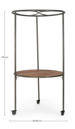 Sale Bizzotto ESPOSITORE IN LEGNO CON RUOTE