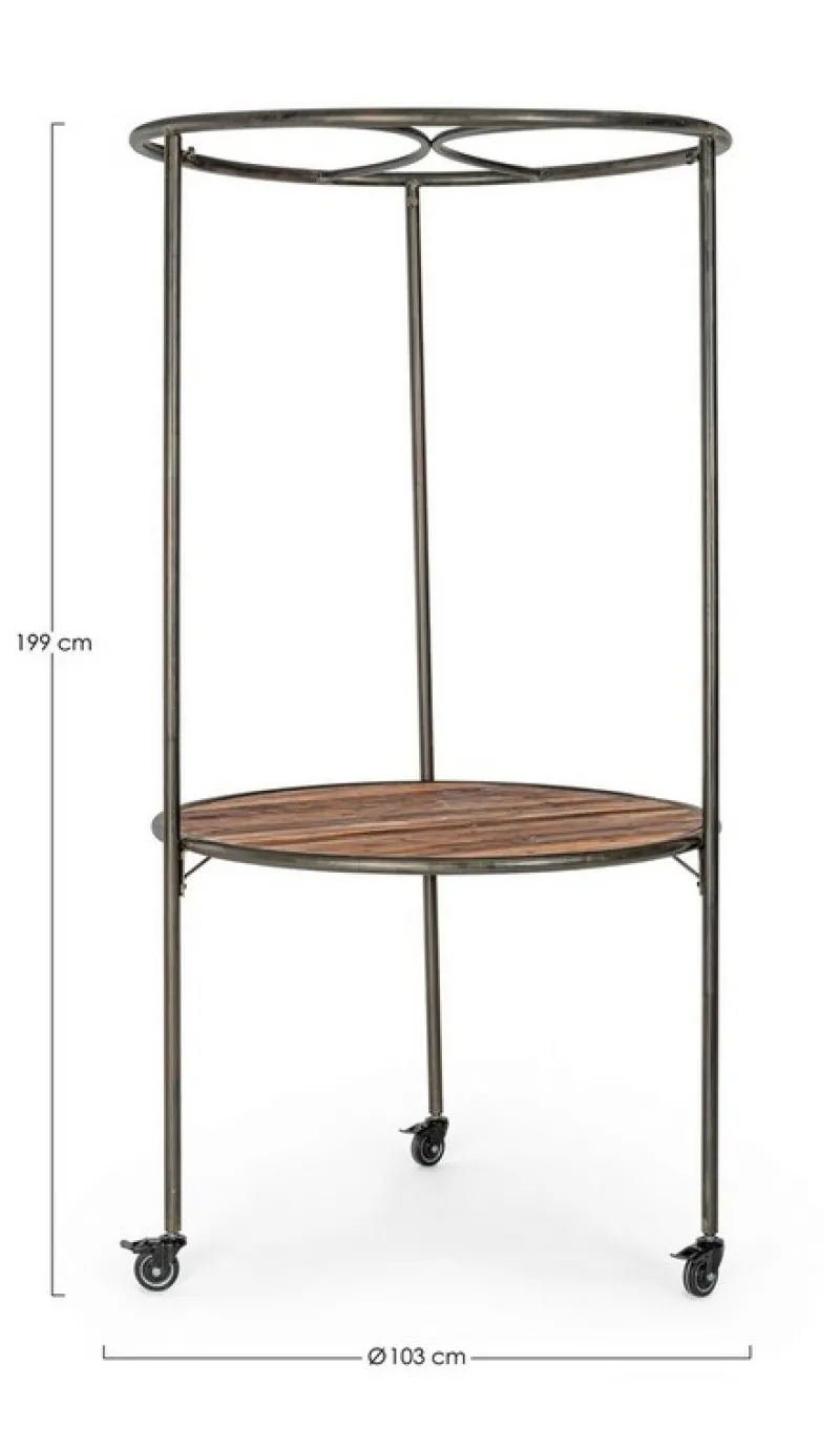Sale Bizzotto ESPOSITORE IN LEGNO CON RUOTE