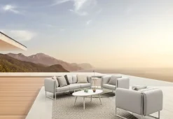 New Bizzotto FODERA CUSCINO ESTERNO BHAJAN GRIG 45X45