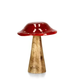 Outlet Bizzotto FUNGO JASPER STAND ROSSO-NAT H15