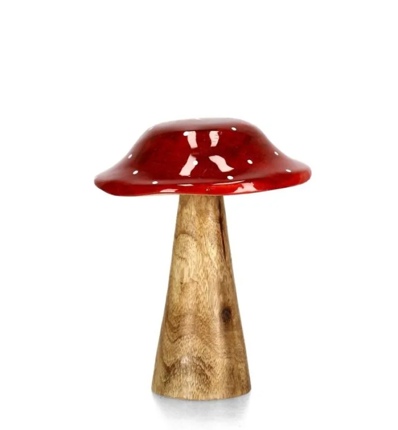 Outlet Bizzotto FUNGO JASPER STAND ROSSO-NAT H15