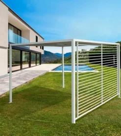 Clearance Bizzotto GAZEBO IN ALLUMINIO 3X3.6 BIANCO LH30 - NOAH