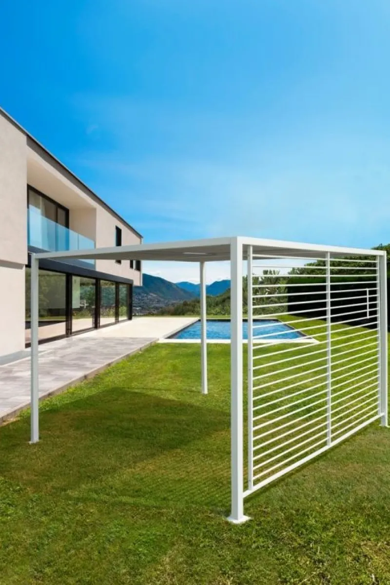 Clearance Bizzotto GAZEBO IN ALLUMINIO 3X3.6 BIANCO LH30 - NOAH