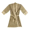 Outlet Bizzotto KIMONO REIMS AVORIO C-FOGLIA-FIORE