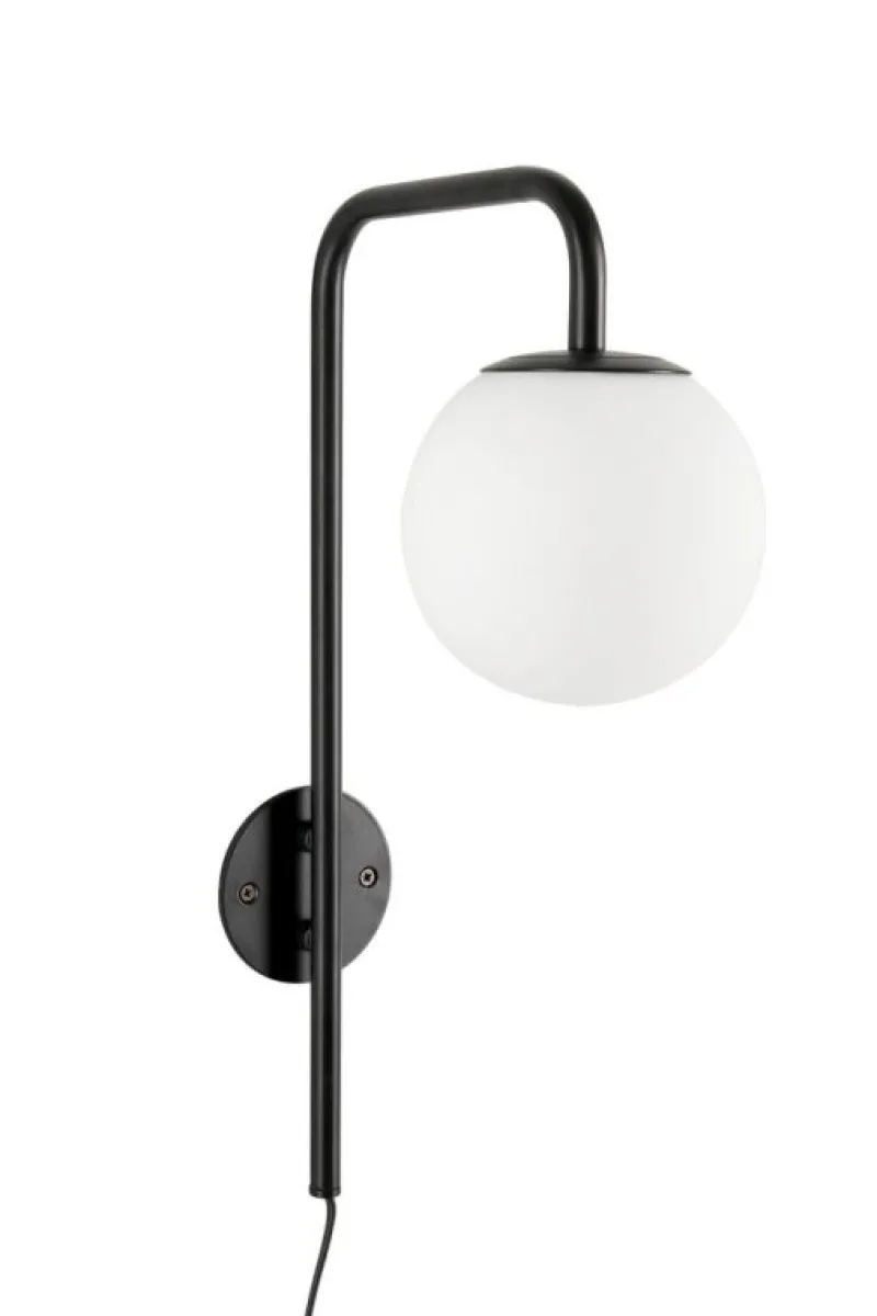 Discount Bizzotto LAMPADA APPLIQUE DELPHINE TO NERO H50