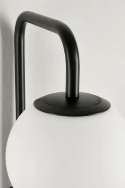 Discount Bizzotto LAMPADA APPLIQUE DELPHINE TO NERO H50