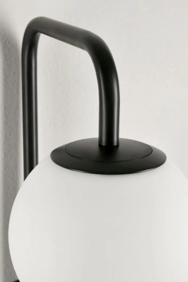 Discount Bizzotto LAMPADA APPLIQUE DELPHINE TO NERO H50