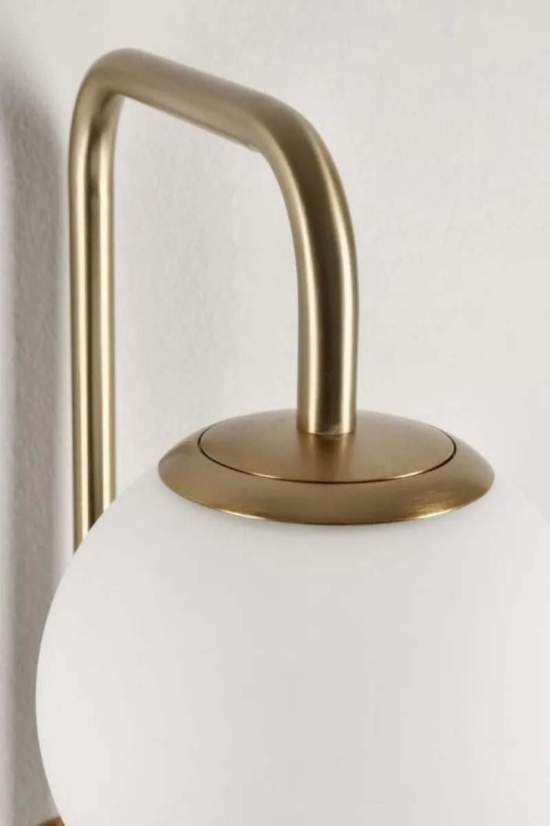 Bizzotto LAMPADA APPLIQUE DELPHINE TO DORATO H50