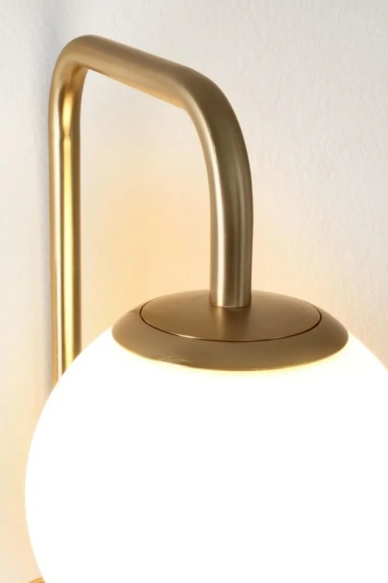 Bizzotto LAMPADA APPLIQUE DELPHINE TO DORATO H50