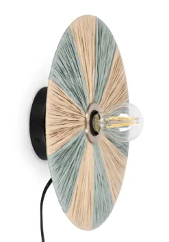 Discount Bizzotto LAMPADA APPLIQUE KANDA NATURAL AZZUR D33