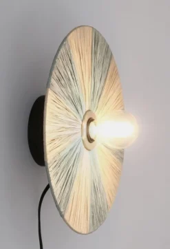 Discount Bizzotto LAMPADA APPLIQUE KANDA NATURAL AZZUR D33