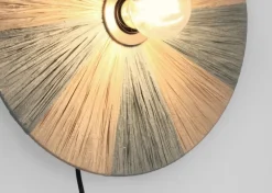 Discount Bizzotto LAMPADA APPLIQUE KANDA NATURAL AZZUR D33