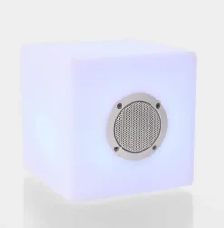 Sale Bizzotto LAMPADA LED SPEAKER IN PLASTICA 20X20 - CUBO