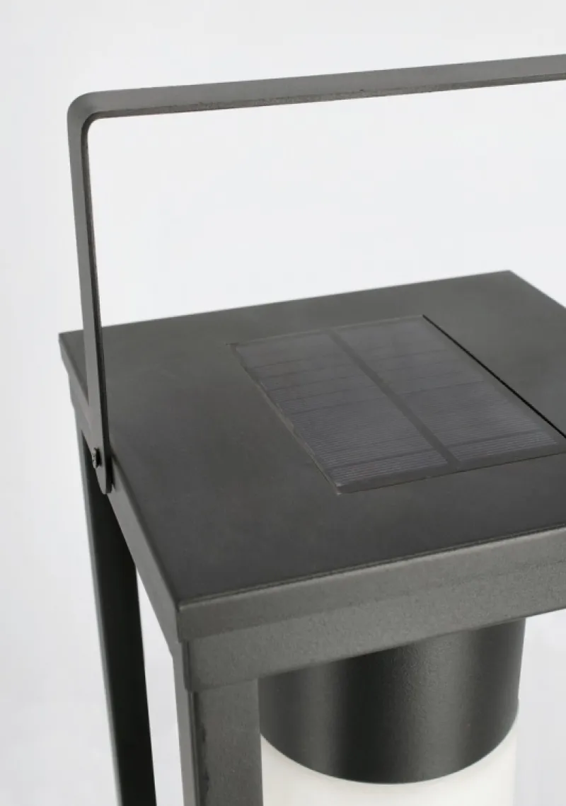 Clearance Bizzotto LAMPADA SOLAR LED QU NERO C-MANICO H38
