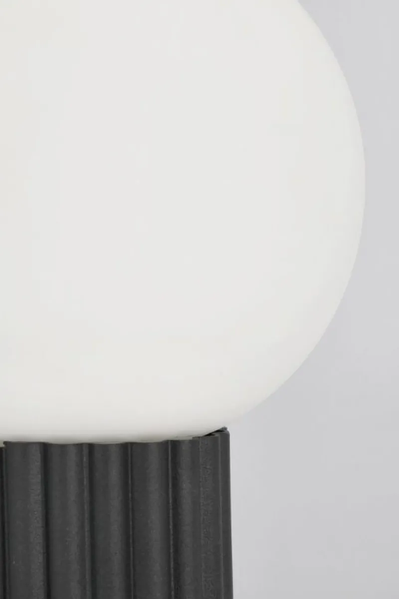 Best Bizzotto LAMPADA TAV. DELPHINE TONDO NERO H30