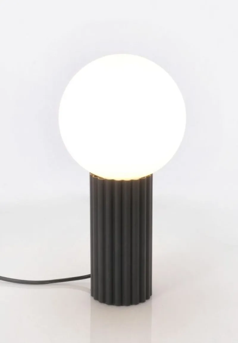 Best Bizzotto LAMPADA TAV. DELPHINE TONDO NERO H30