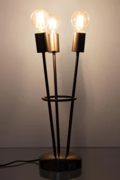 Online Bizzotto LAMPADA TAV. FIACCOLA 3LUCI ARGENTO H45