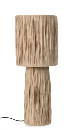 Clearance Bizzotto LAMPADA TAV. KANDA NATURALE H59