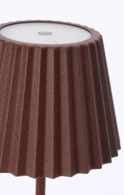 Online Bizzotto LAMPADA TAV. LED ARTIKA MARRONE H36