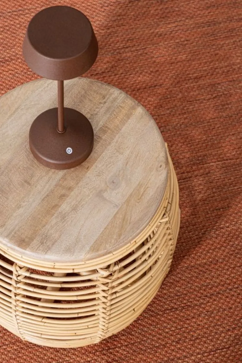 Bizzotto LAMPADA TAV. LED ESPRIT MARRONE H33