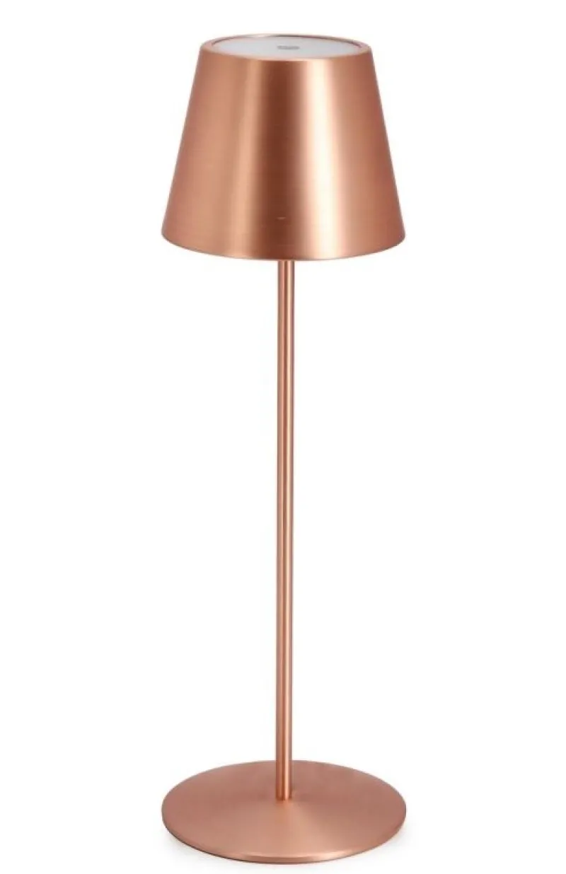 Discount Bizzotto LAMPADA TAV. LED ETNA BRONZO H38