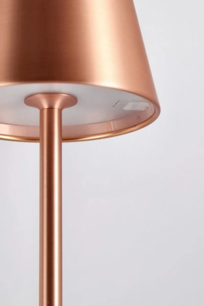 Discount Bizzotto LAMPADA TAV. LED ETNA BRONZO H38