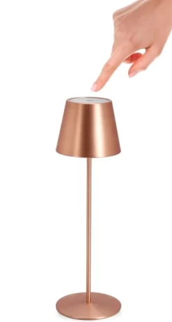 Discount Bizzotto LAMPADA TAV. LED ETNA BRONZO H38