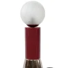 Best Bizzotto LAMPADA TAV. MALTON ROSSO ARGENTO H47