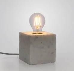 Clearance Bizzotto LAMPADA TAV. MANDLA MARMO BIANCO 12X12